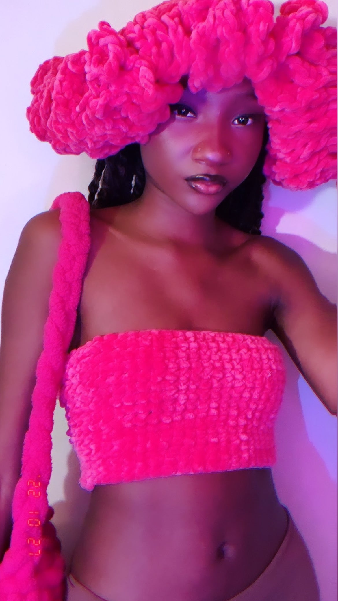 PINK FLOPPY HAT