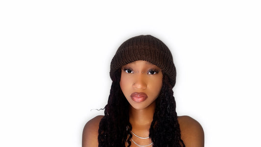 Out of the loop classic beanie (brown)